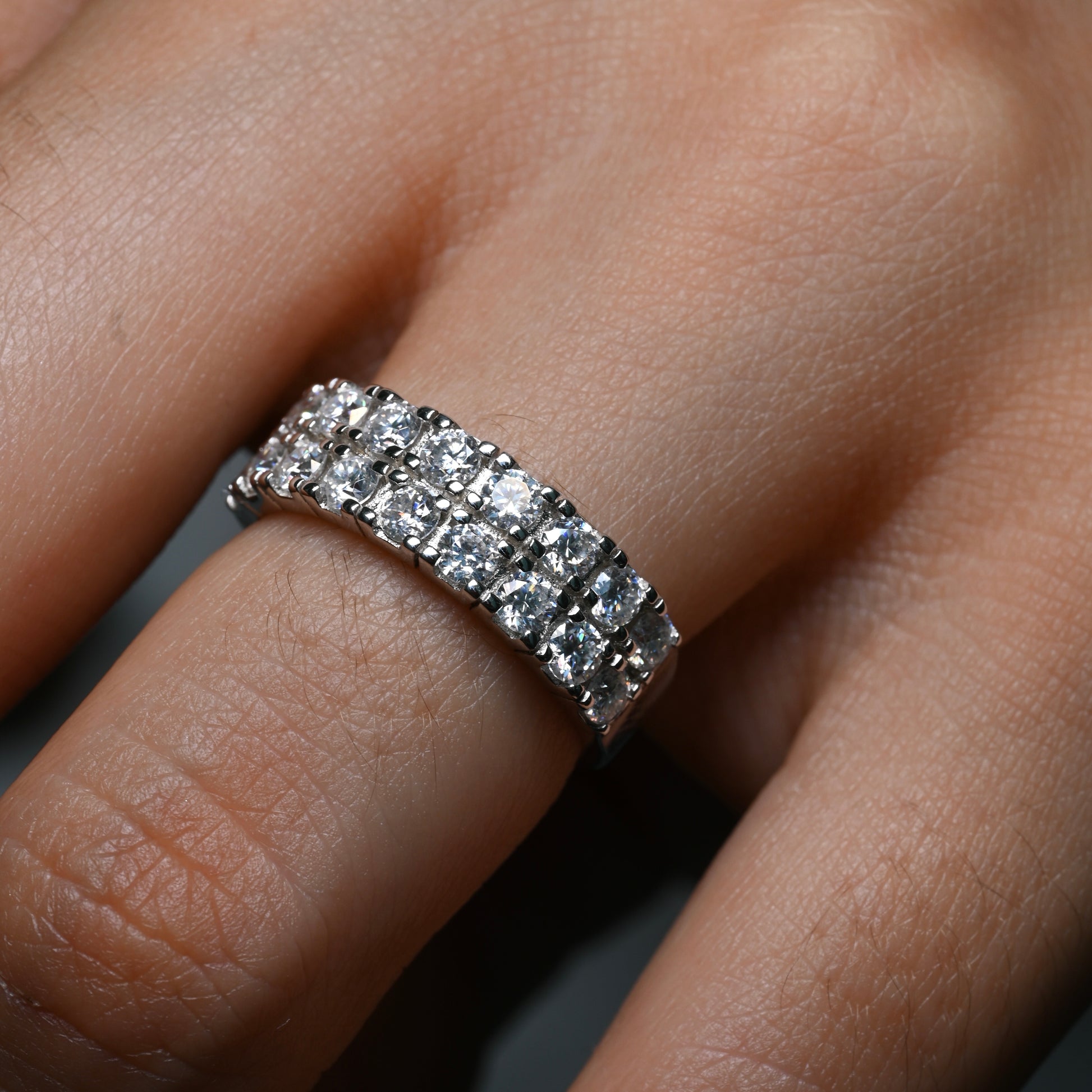 REEM Moissanite Band 0.1ct (3mm)