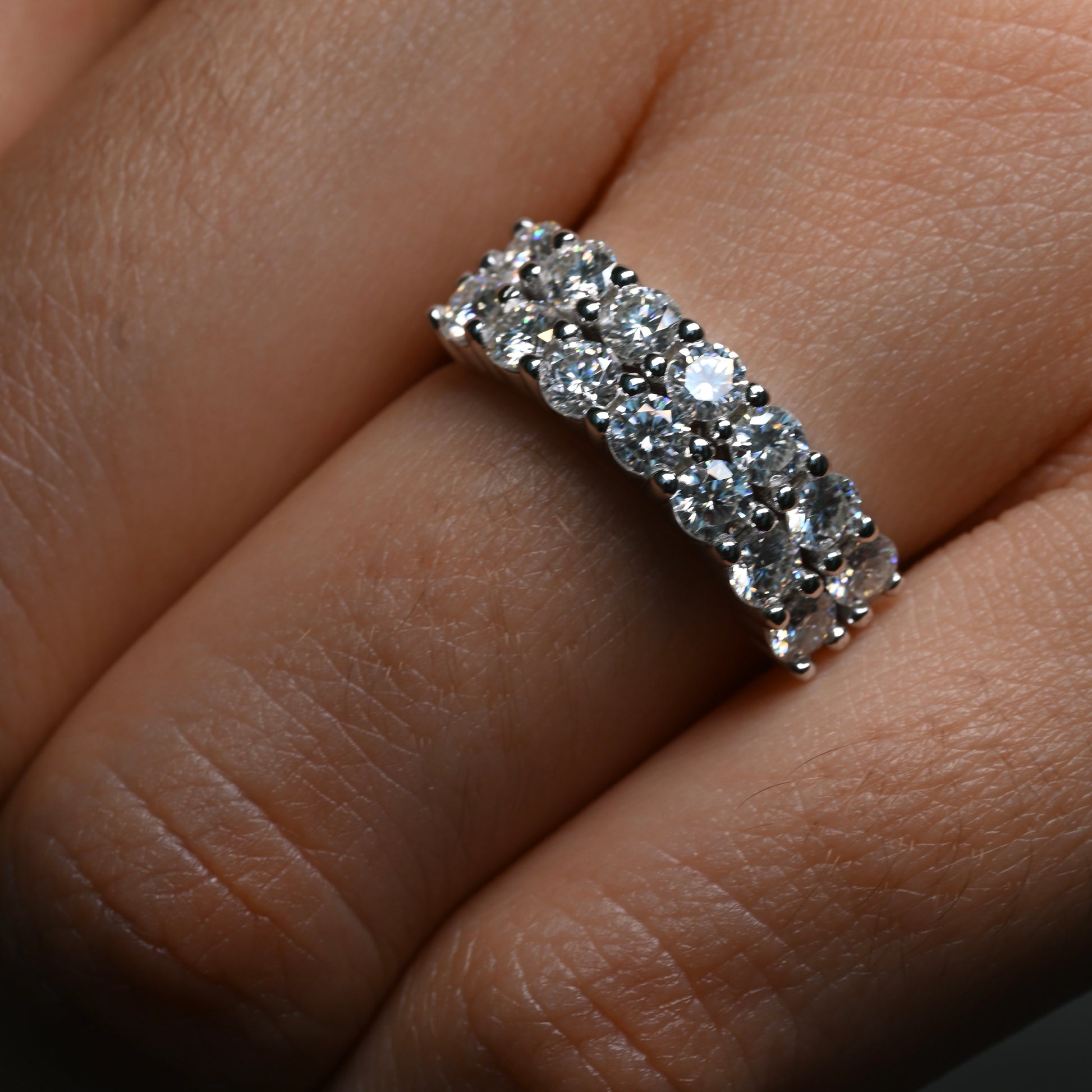 LIZA Moissanite Band 0.1ct