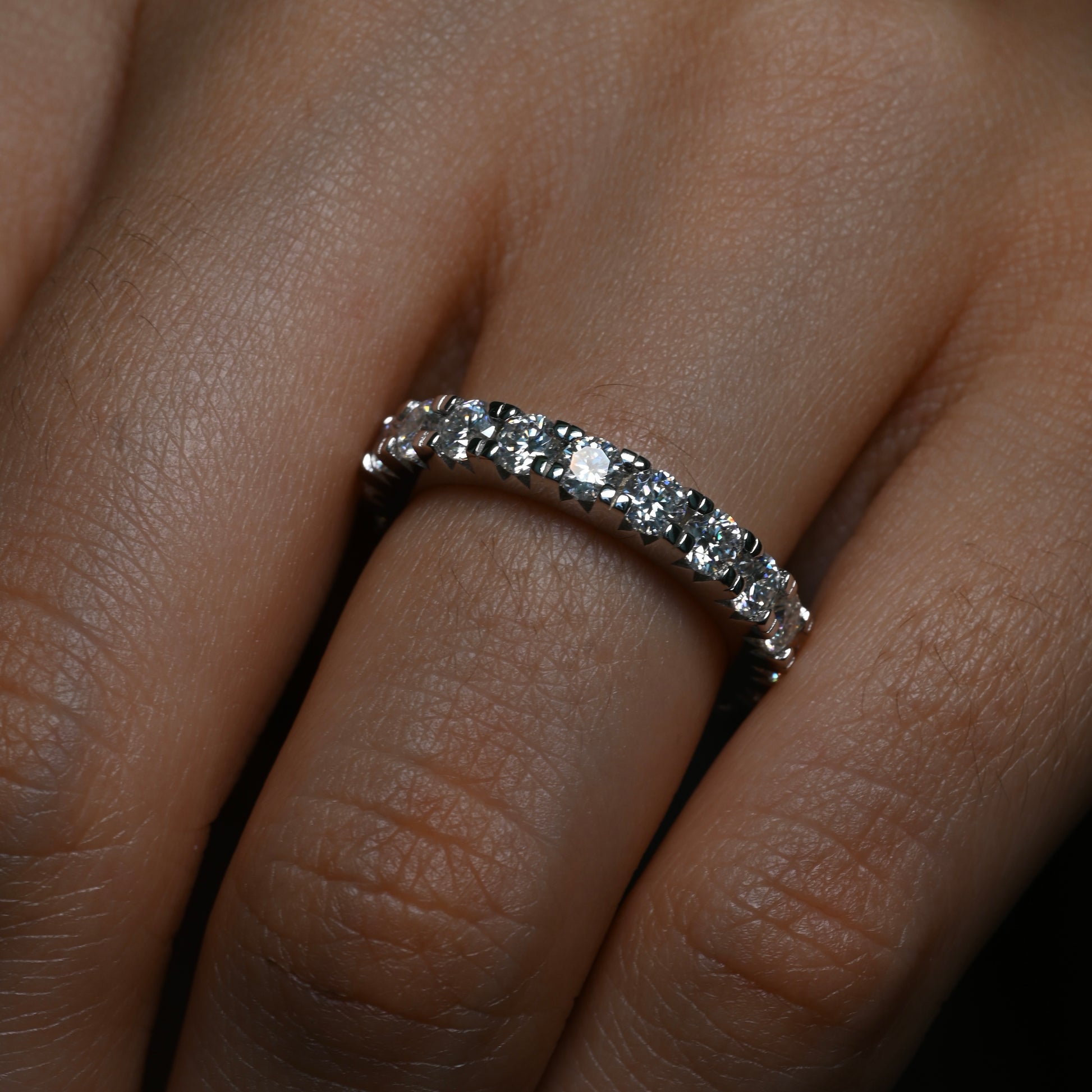 DALIA Moissanite Band 0.1ct (Full Stones 3mm)