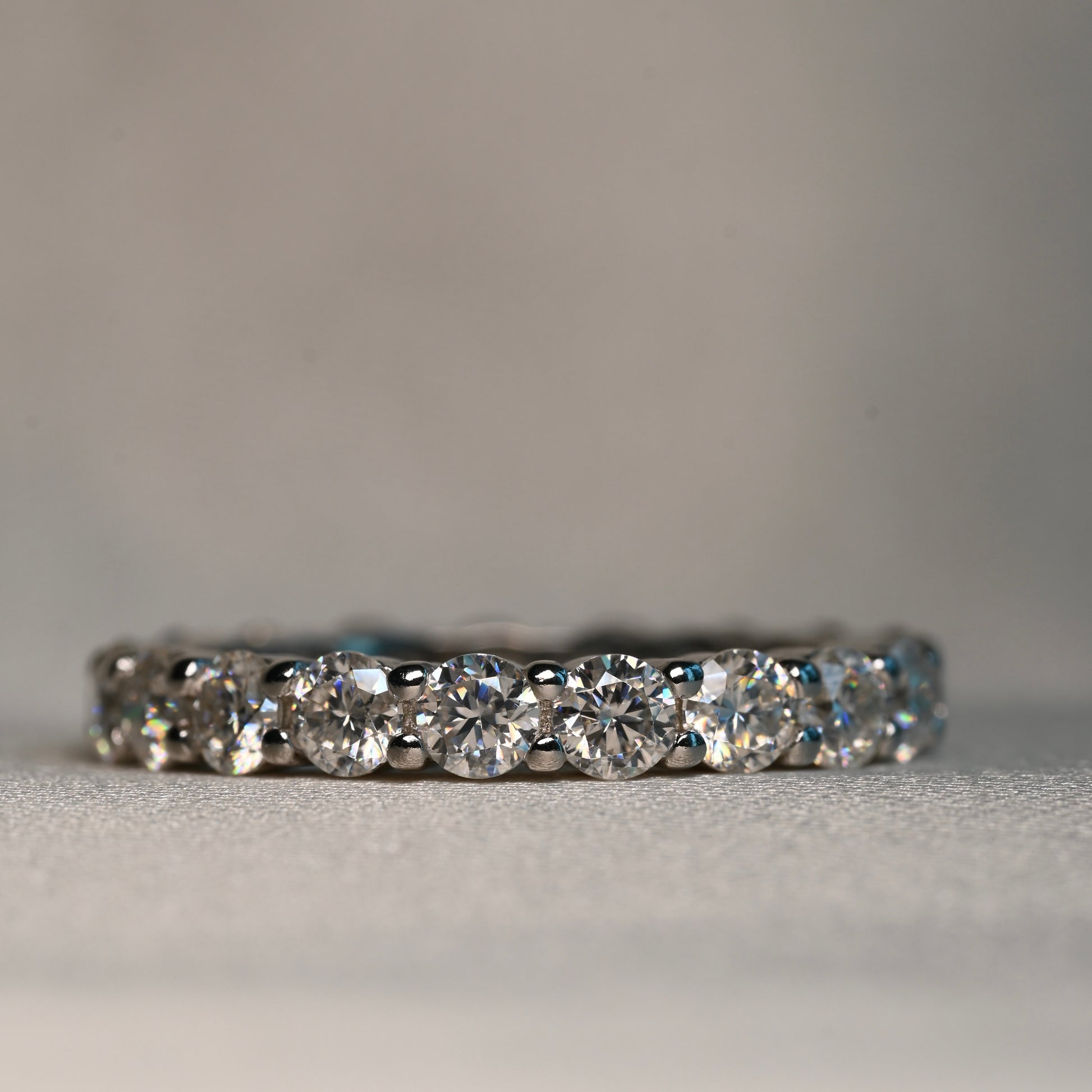 NAHLA Moissanite Eternity Band 0.1 ct (Full stones)