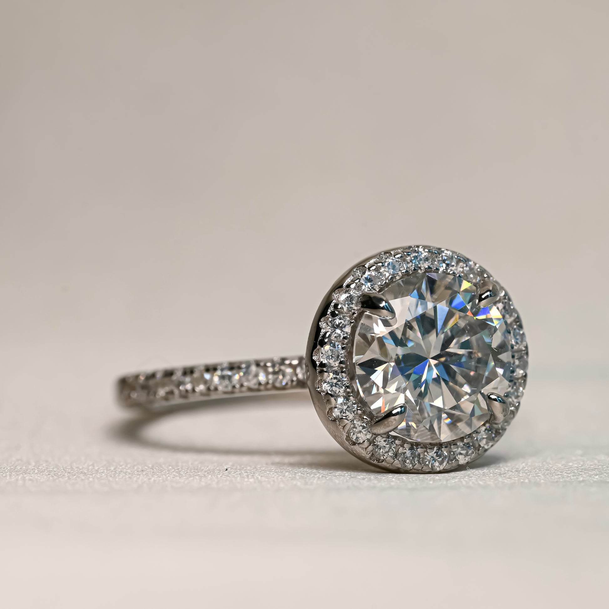 AIMEE Moissanite Ring 2ct