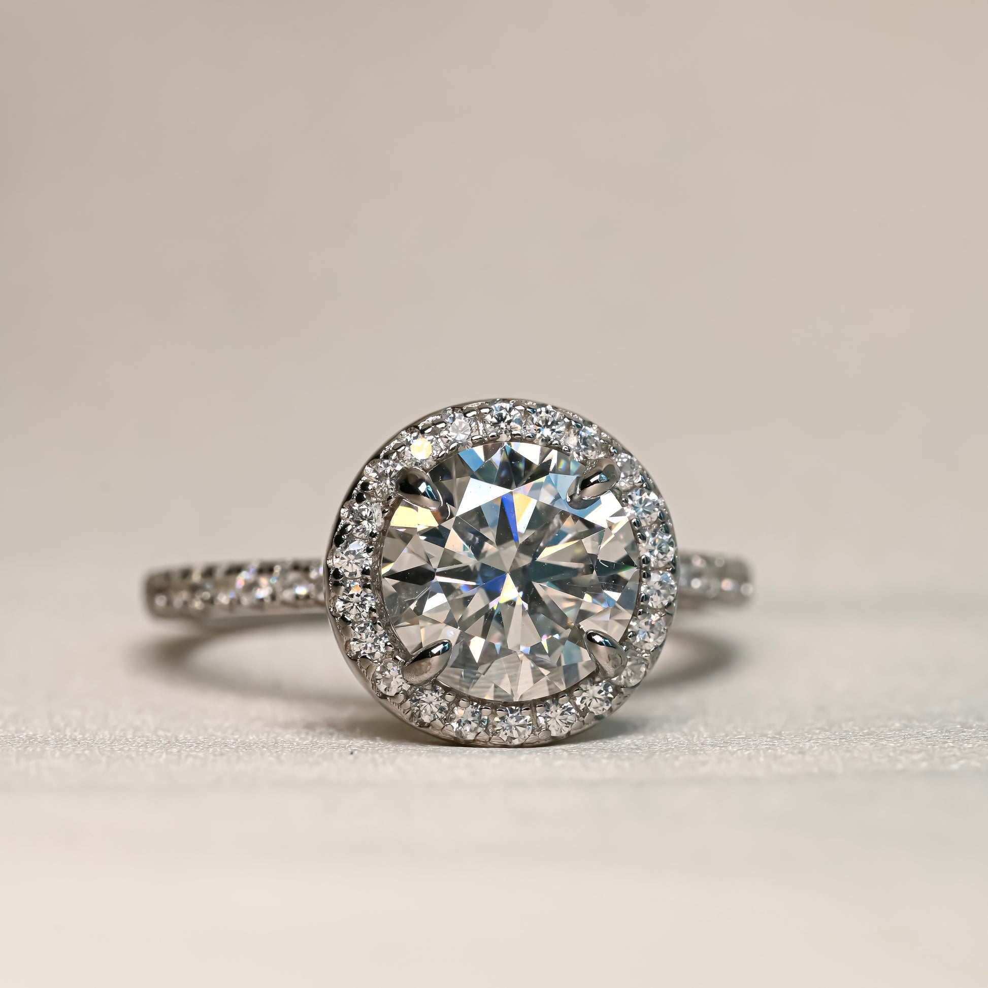 AIMEE Moissanite Ring 2ct