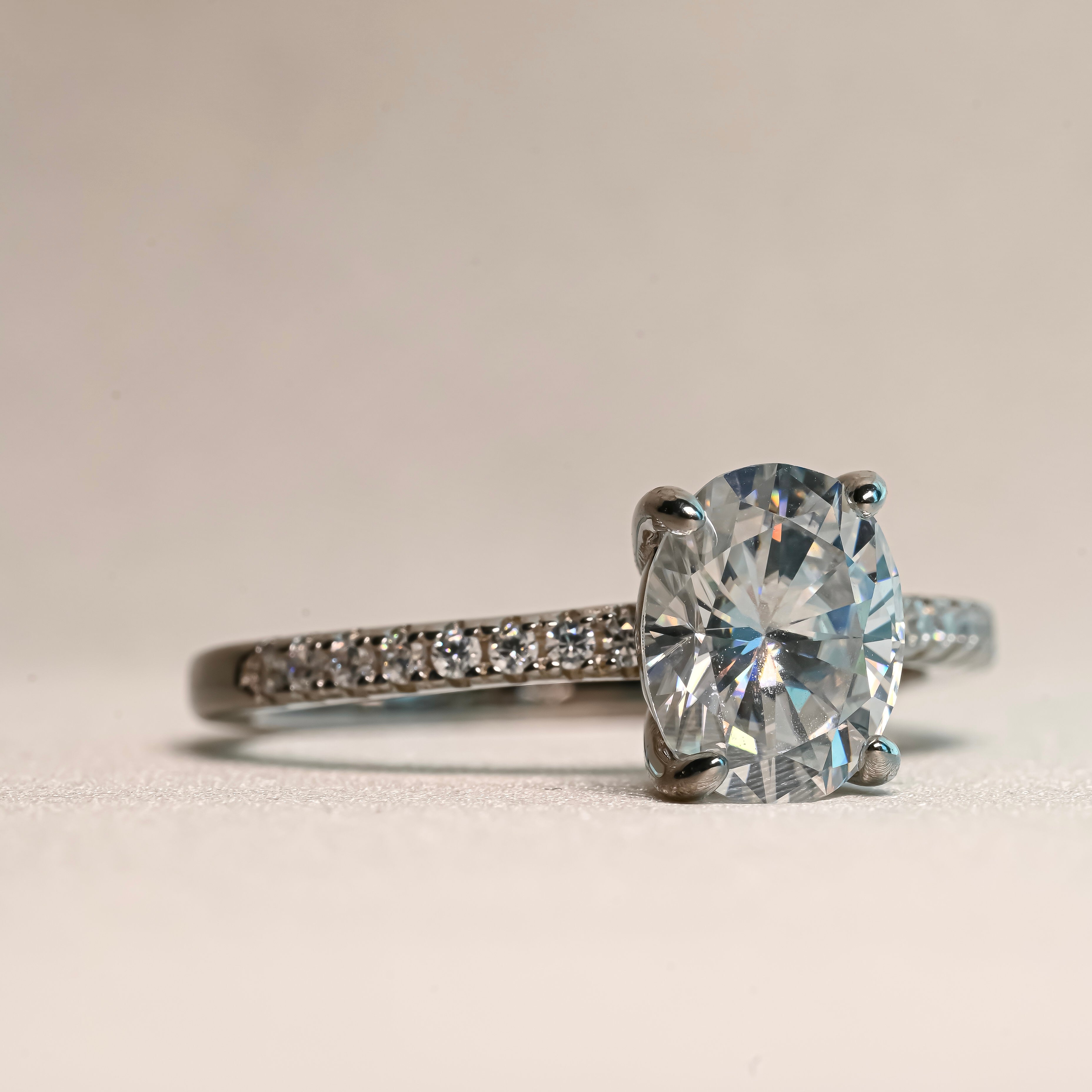 AIDA Moissanite Ring 2ct