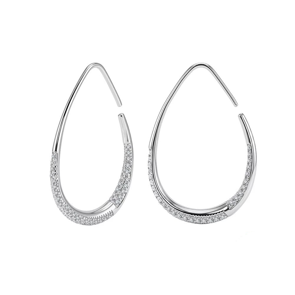 ZENDAYA Round Cut Moissanite Earrings