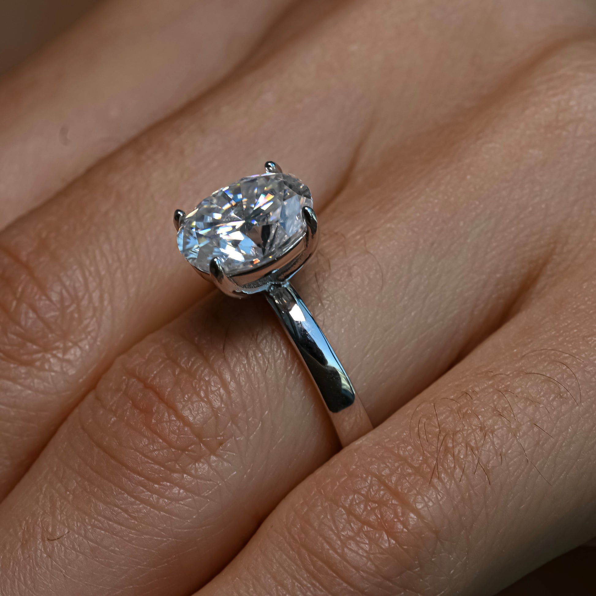 LUXE Moissanite Ring 5ct