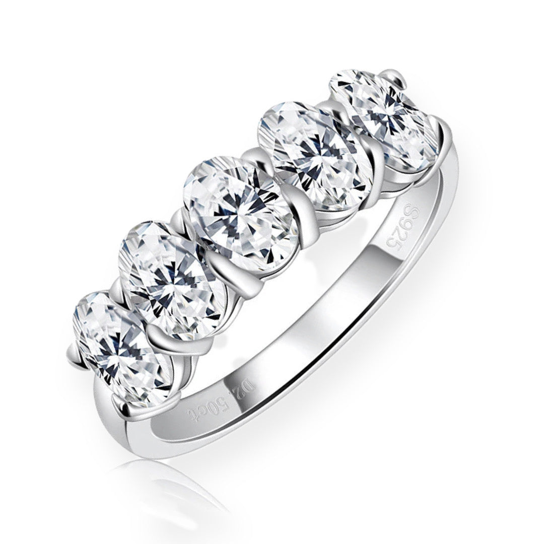 ANITTA Moissanite Band 2.5ct (Total)
