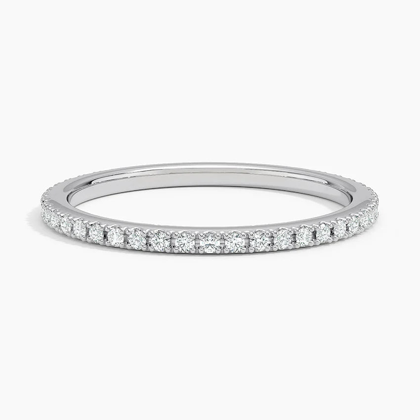 SABRINA Moissanite  Band 0.01ct (Full stones 1.4mm)