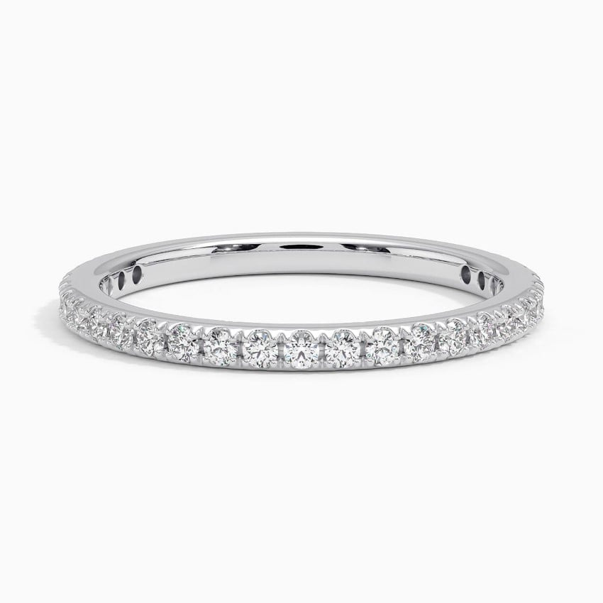 HALEY Moissanite  Band 0.015ct (Full stones 1.5mm)