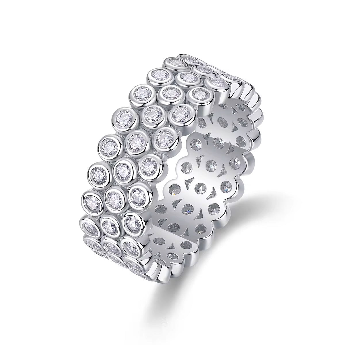 MELINDA Moissanite Band 0.02ct