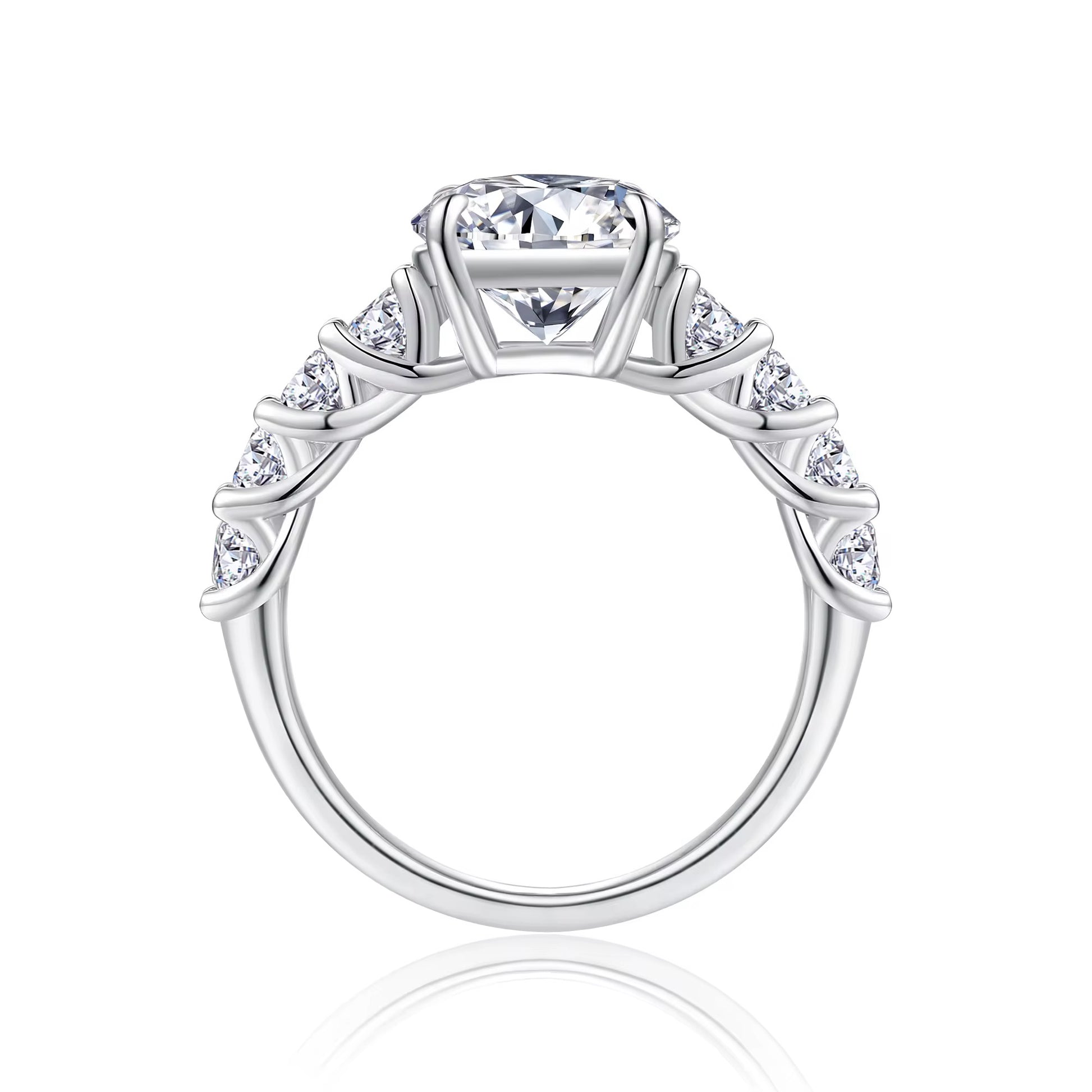YASMEEN Moissanite Ring 3ct