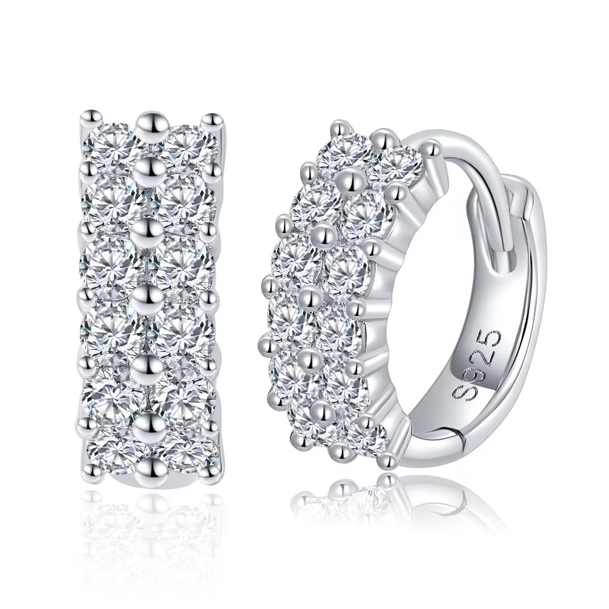 MARTA Moissanite Earring 0.4ct (total)