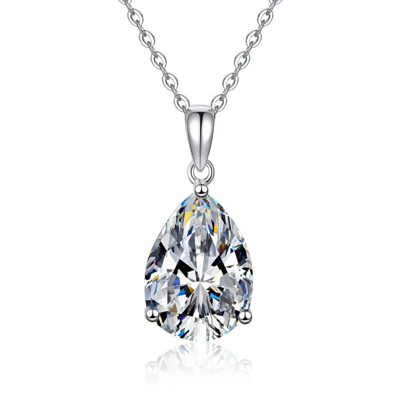 MONICA Moissanite Necklace 6ct | Moissanite | Sterling Silver