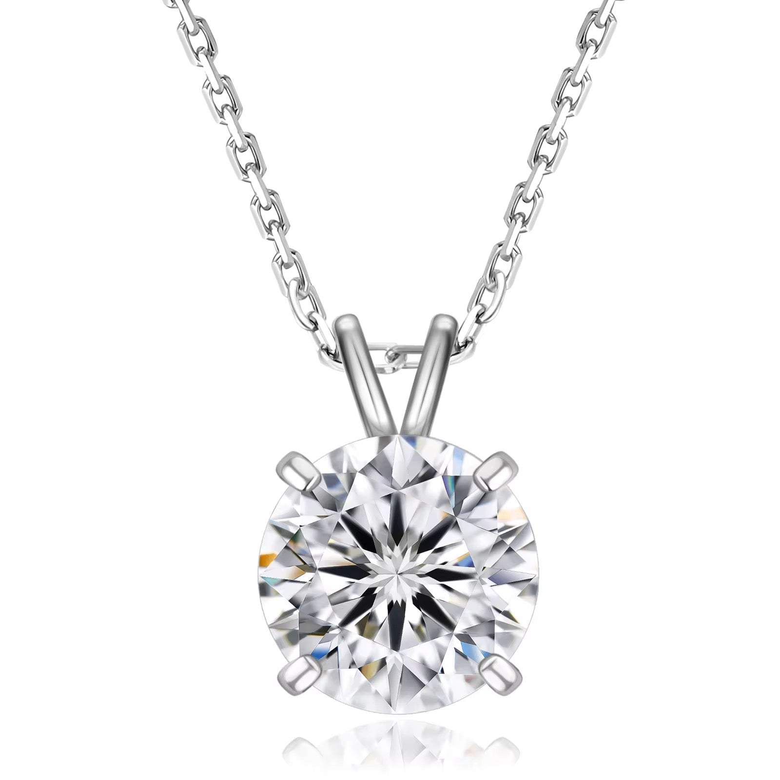 JENNY Moissanite Necklace 4ct | Moissanite
