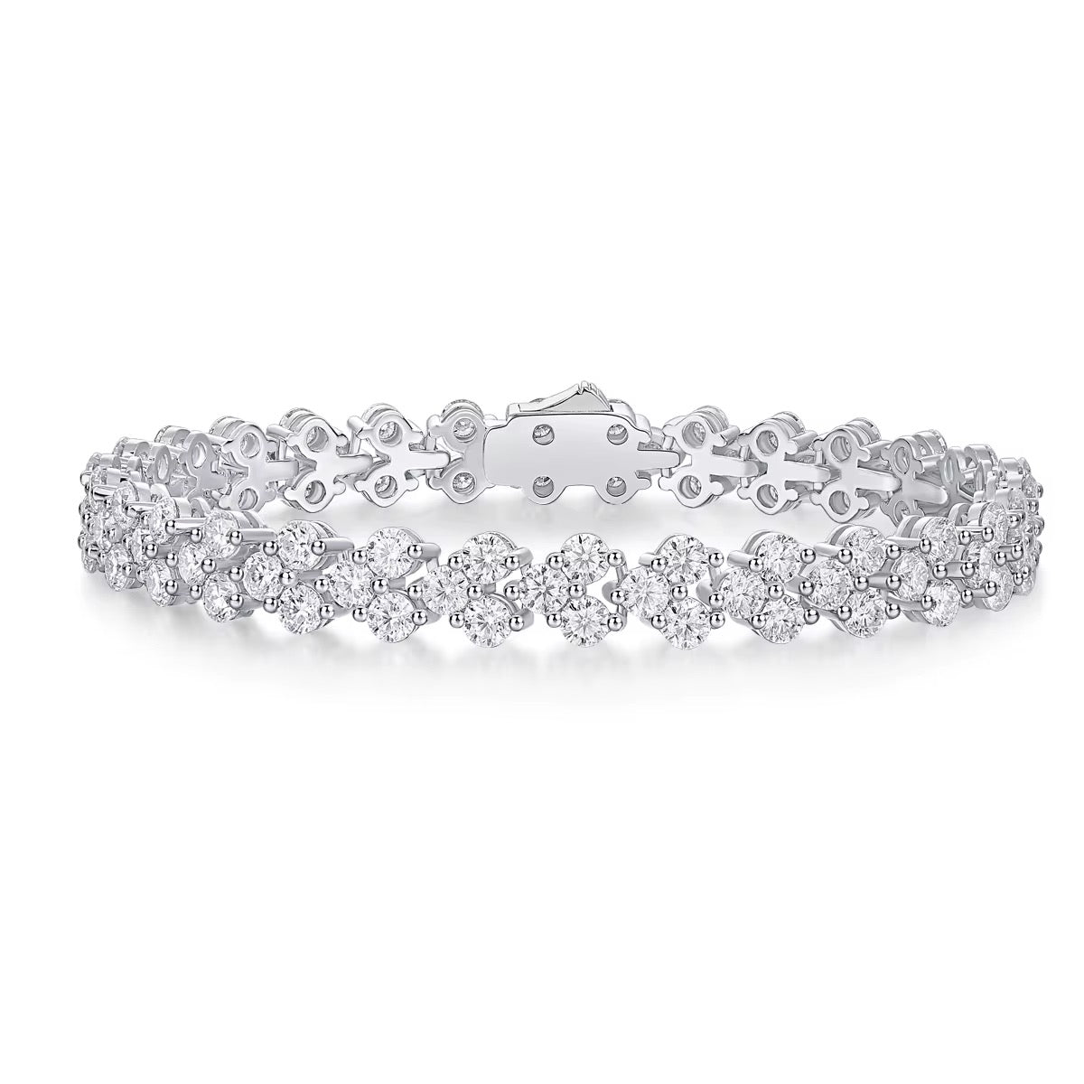 BRUNA Moissanite Bracelet 0.1ct (3mm) - 6.5 inches | Moissanite