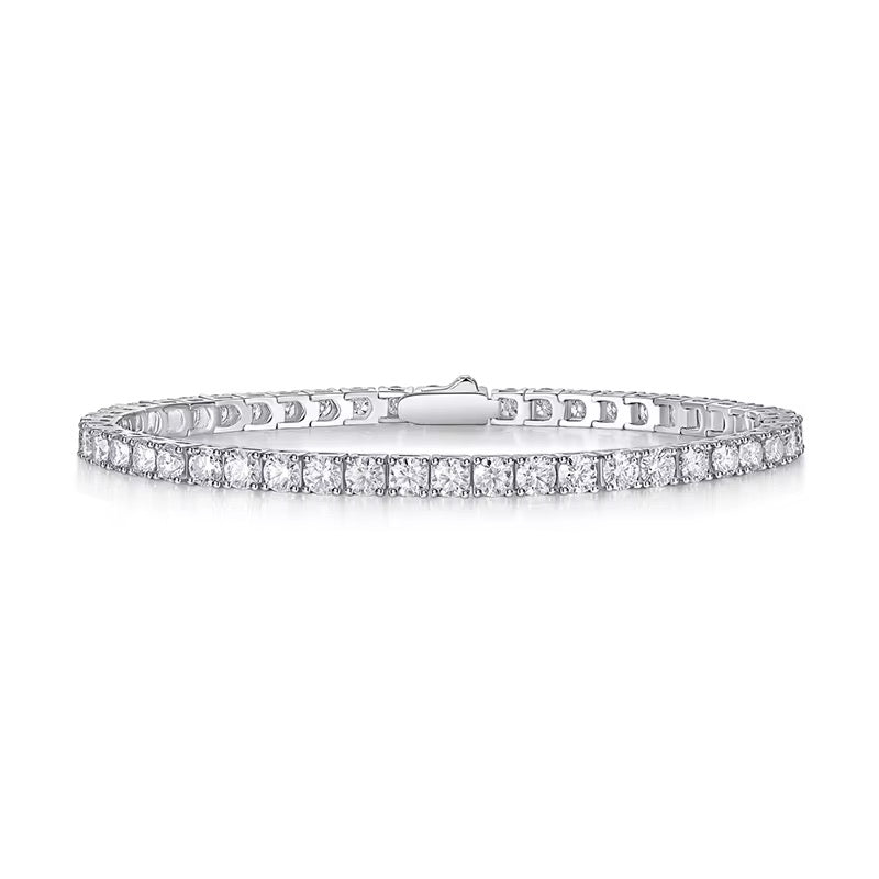 MIKA Moissanite Bracelet 0.1 carat (3mm) - 6.5 inches | Moissanite