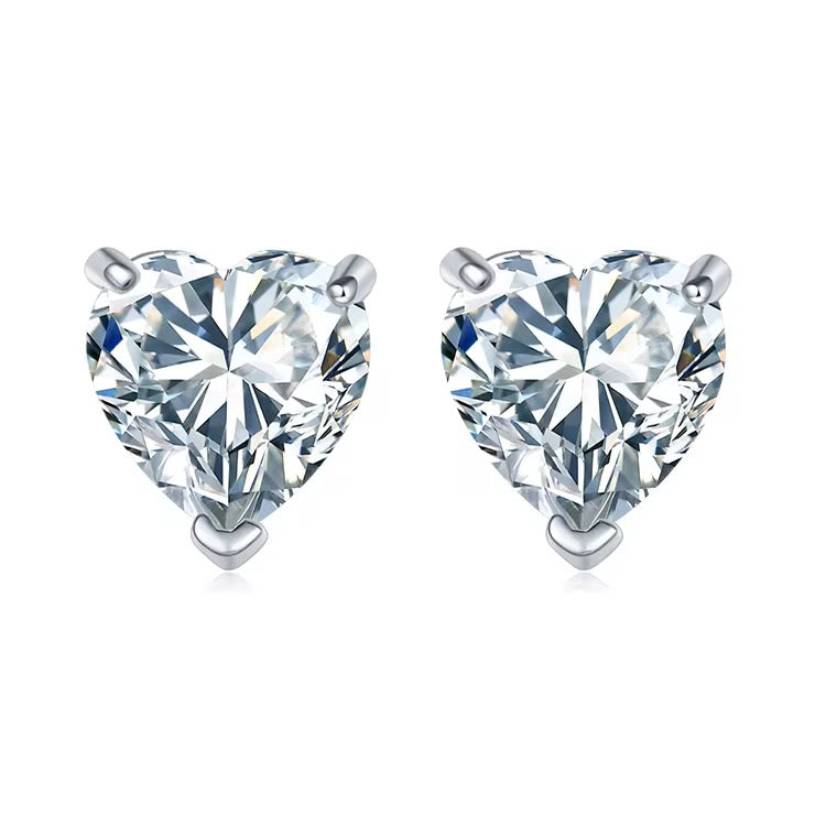 LOVE Moissanite Earrings 2ct | Moissanite (8mm)
