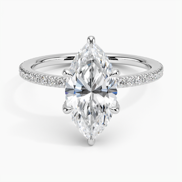 Moissanite & Simulated Diamond Rings | Dubai Silver Jewelry – BLANCANEZA