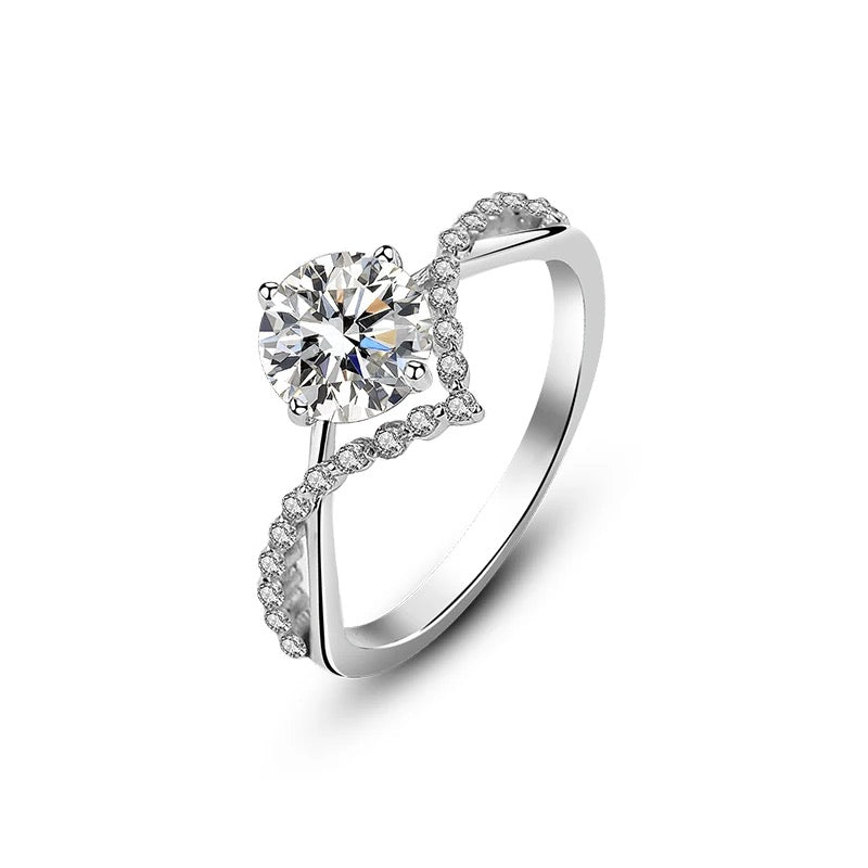 RACHEL Moissanite Ring 1ct