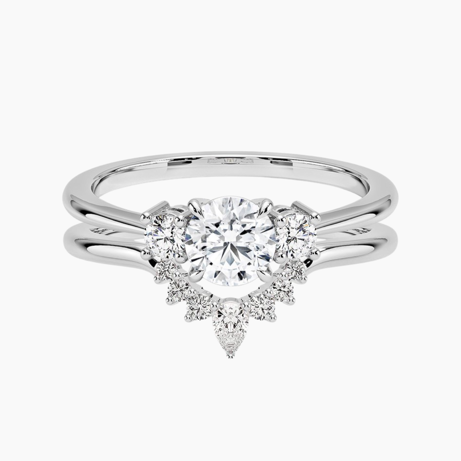 RADIANTE Moissanite Ring Set 1ct