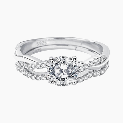 ETERNAL Moissanite Ring Set 1ct