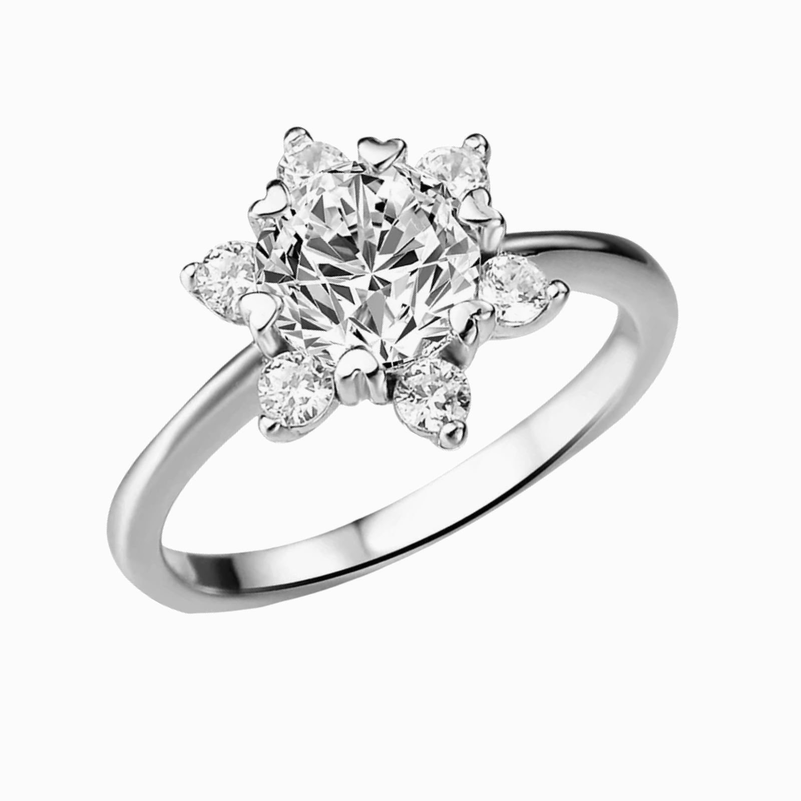 KYRA Moissanite Ring 1ct