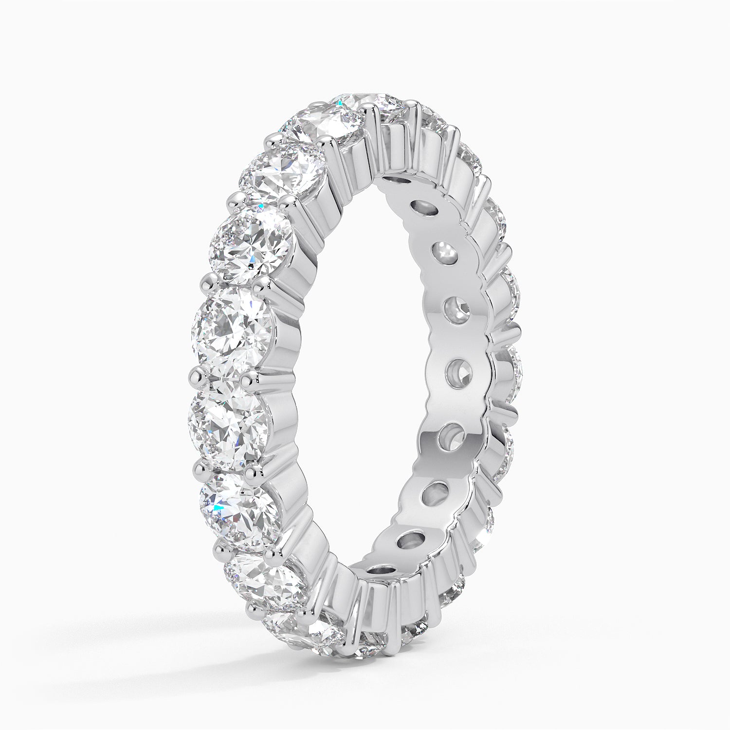 NAHLA Moissanite Eternity Band 0.1 ct (Full stones)