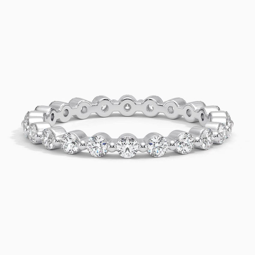 LAMIA Moissanite Eternity Band 0.06ct (Full stones)