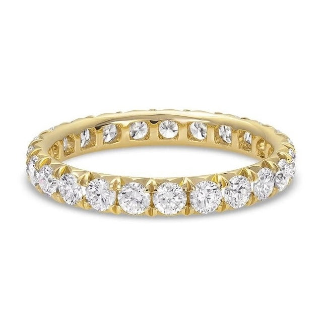 AFRA Moissanite Eternity Band 0.1 ct (Full stones)