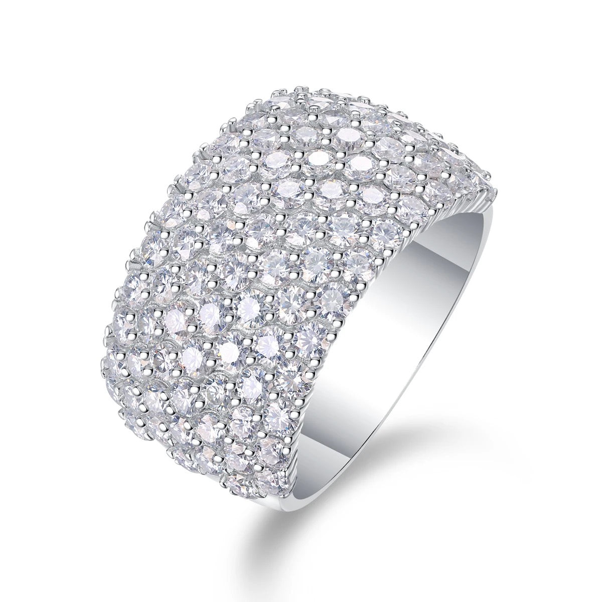 LAMYA Moissanite Band 0.02