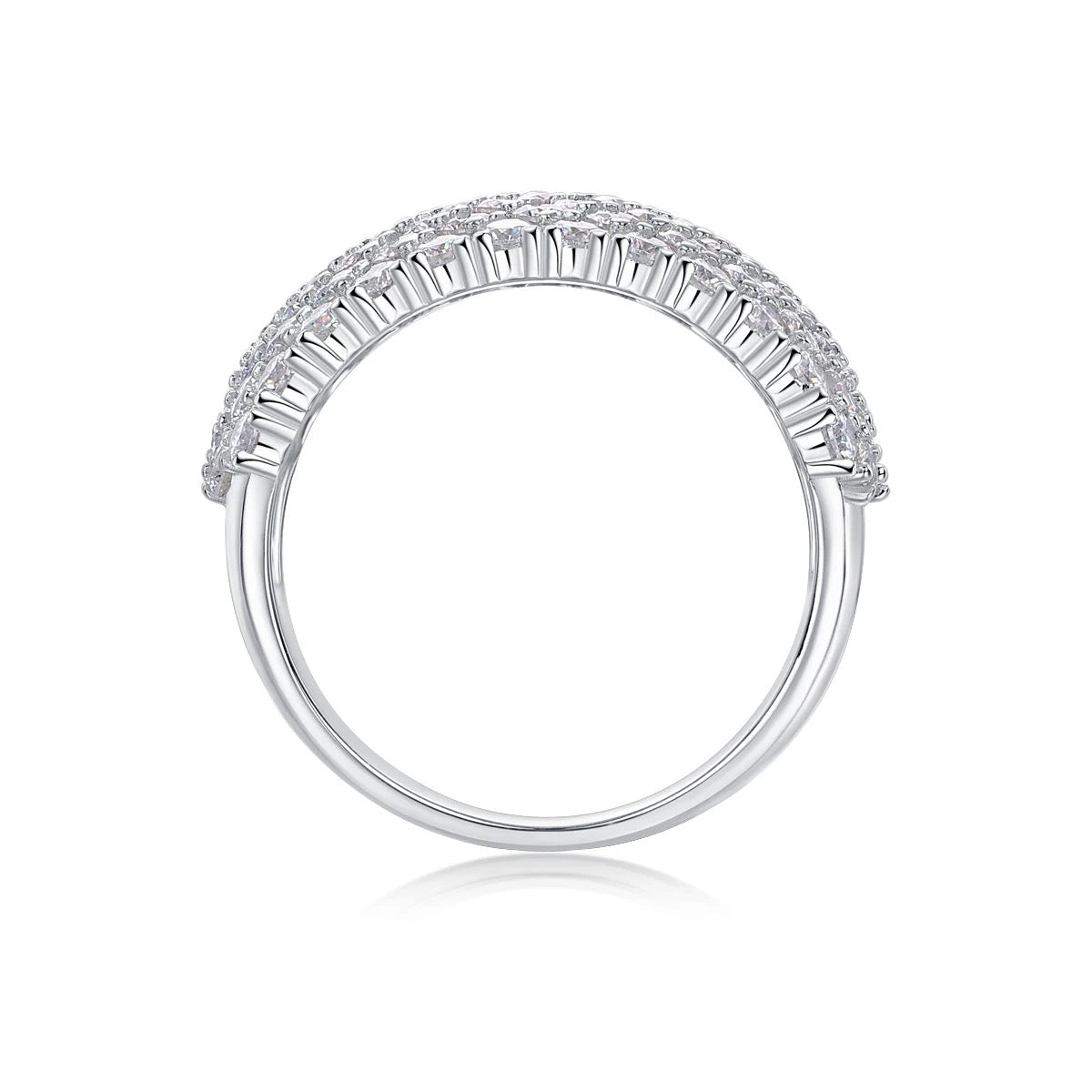 LAMYA Moissanite Band 0.02