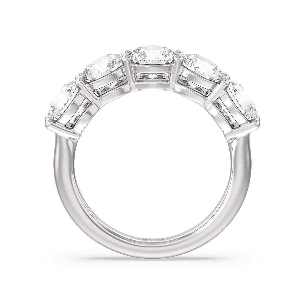 BELLA Moissanite band 0.5ct (5mm)