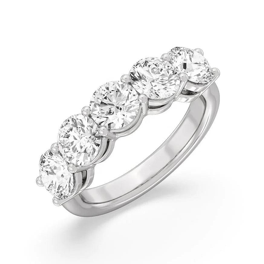 BELLA Moissanite band 0.5ct (5mm)