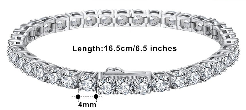 EVE Bracelet 4mm width - 6.5 inches size (Casting)