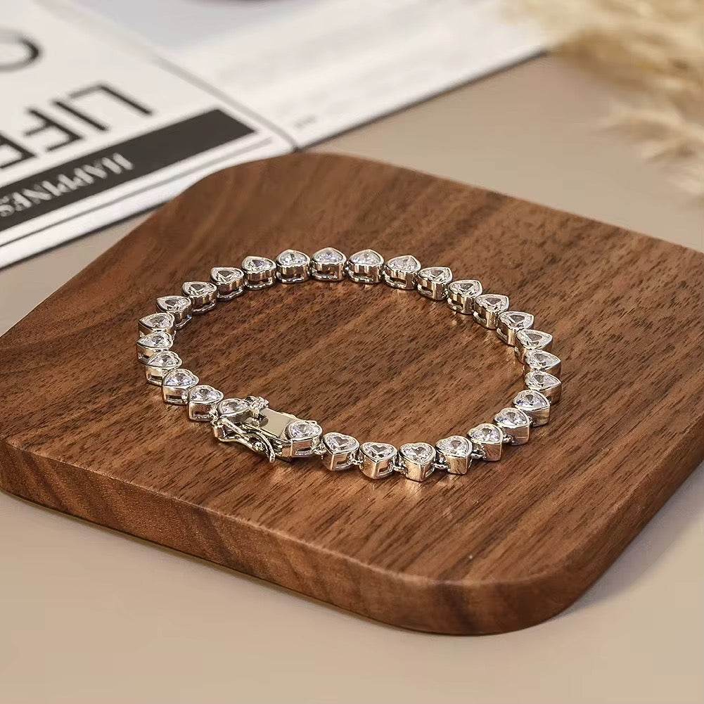 KAIRA Bracelet | 4mm width - 7 inches length | Zirconia (Casting)