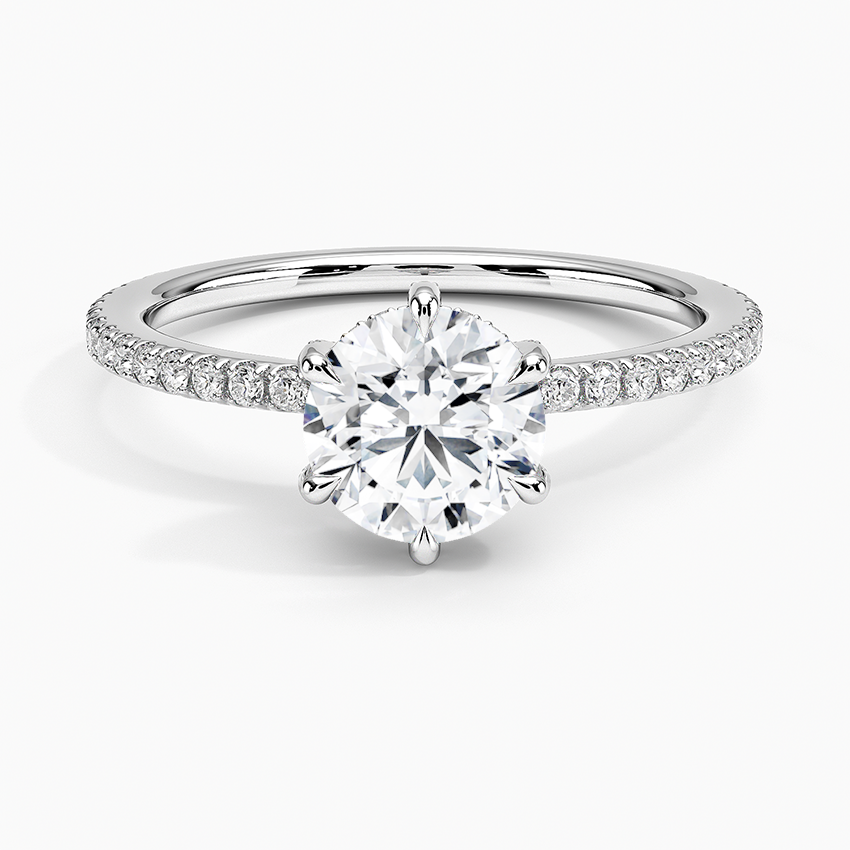 LILIAN Moissanite Band 1ct