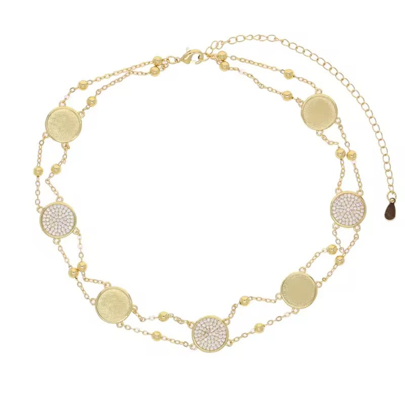 KINDA Choker | Zirconia (Adjustable Length)